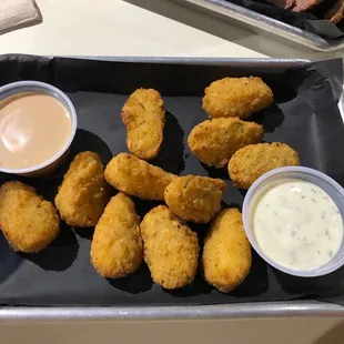 Gouda Mac and cheese bites