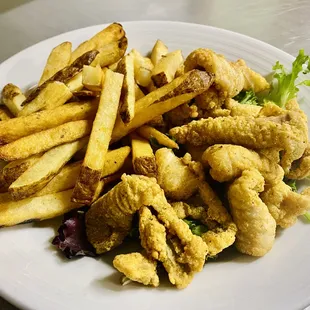 Lunch special! Fried catfish nuggets
