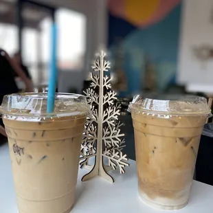 Iced Oat Milk Lattes