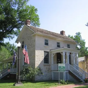 the front of the house
