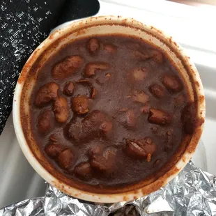 The chilli powder beans ugh