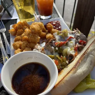 Hot Chicago Beef Sandwich