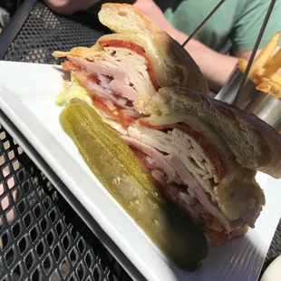 The Sicilian! Get it HOT! ordered this after having a pepperoni flatbread on a previous visit where we discovered their pepp was fire