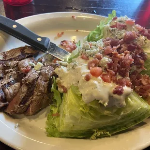 Steak &amp; Bleu Wedge salad