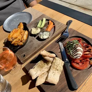 Wings &amp; Burrata Caprese