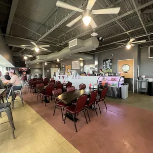 Seating area inside