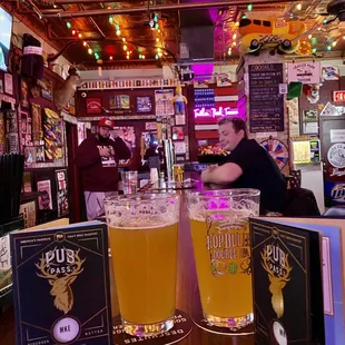 a man sitting at the bar