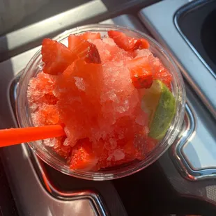 Strawberry limeade