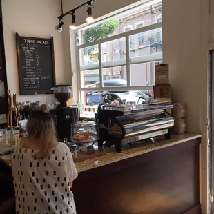 Worth the bike ride over the river for some quality espresso