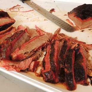 Tender and juicy beef brisket is a crowd favorite.