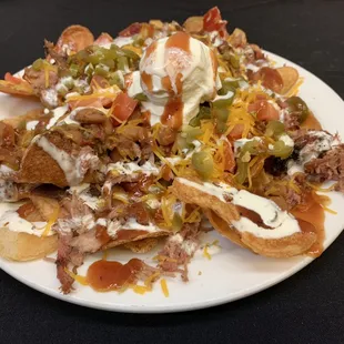 Pulled Pork Nachos.