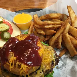 Not bad. Frozen bubba burger I think- but all the stuff on it made it okay.