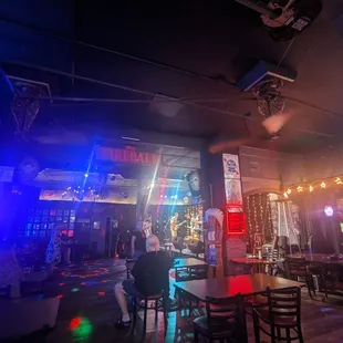 Inside on blues jam night