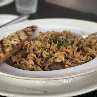 Beef stroganoff