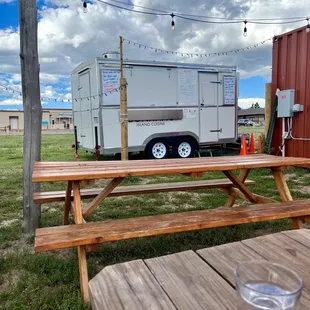 Food truck has Filipino food when it opens the restaurant stops serving