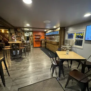 Inside the taproom