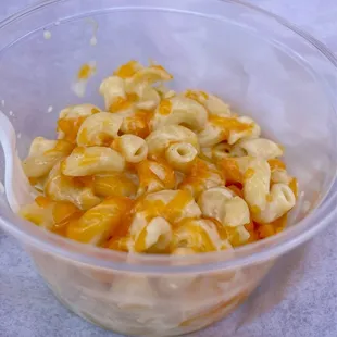 Mac n cheese -- menu said "bites" but it's not. This was actually very good Mac n cheese!!