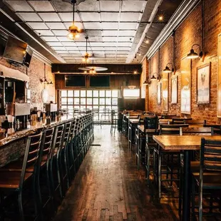 the interior of the restaurant