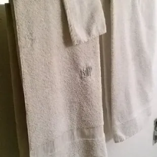Towels with holes in them!