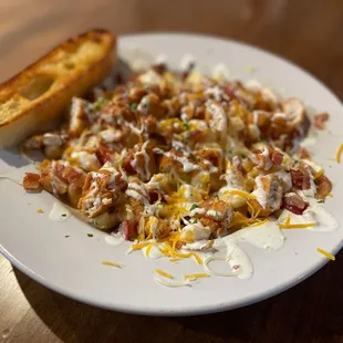 a plate of food on a table