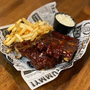 bbq ribs, food, ribs