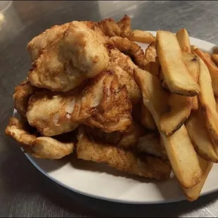 fried fish and chips