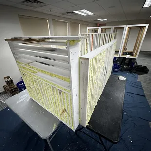 Mock up for foam filler