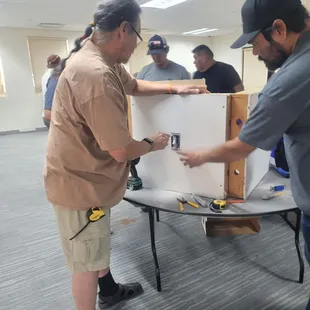 Installation of outlet boxes