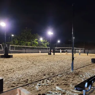 Volleyball courts