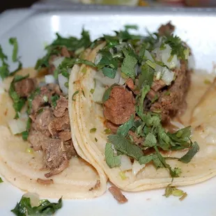 Fajita Tacos with Onions and Cilantro