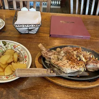 Grilled French Cut Pork Chop