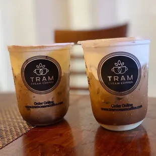 Egg Coffee and Salted Cream Coffee