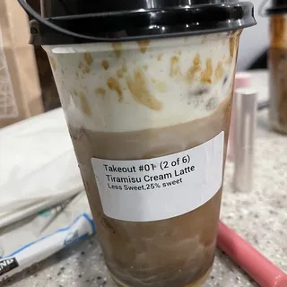 Tiramisu Cream Latte