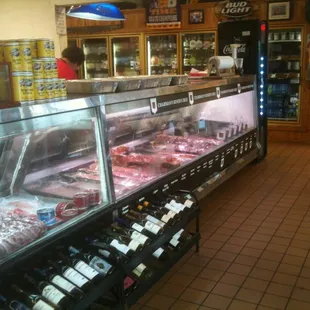 The butchers meat section