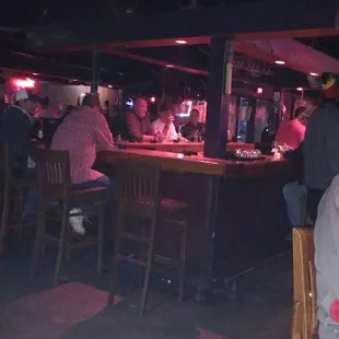 The bartender is prejudiced towards Native Americans. He made the weakest mixed drink ever and they are known for the mixed drinks