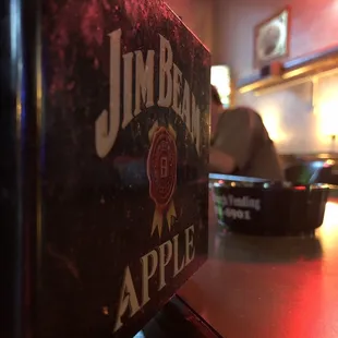 a man in the background