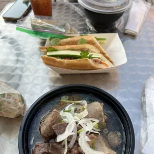 sandwiches, food