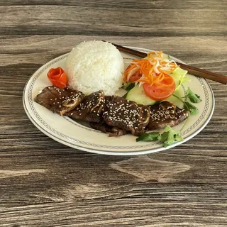 R8. Grilled Sesame Beef Plate