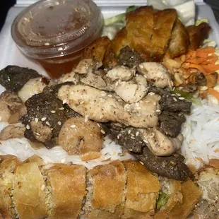 Deluxe Noodle Bowl to go. Excellent!