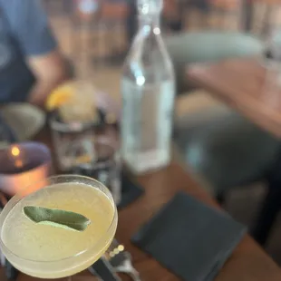 Sage cocktail was yummy