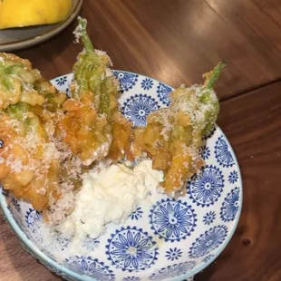 Fried Squash Flowers