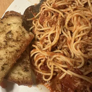 Spaghetti with meat sauce