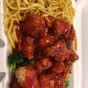 Chicken &amp; broccoli with garlic sauce (5/5)