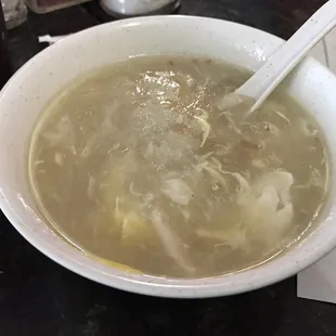 Very good Egg drop soup!