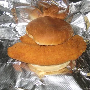 Tilapia Sanwich - Tran's Seafood Market - Newport News, VA