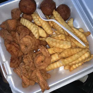 Shrimp &amp; Scallop Dinner Combination