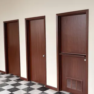 Interior doors refinished!