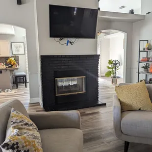 Finished painting. Great lines and full coverage.