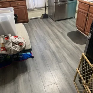 New laminate floors!