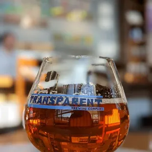 Lucent Galaxy pale ale half pour is absolutely solid